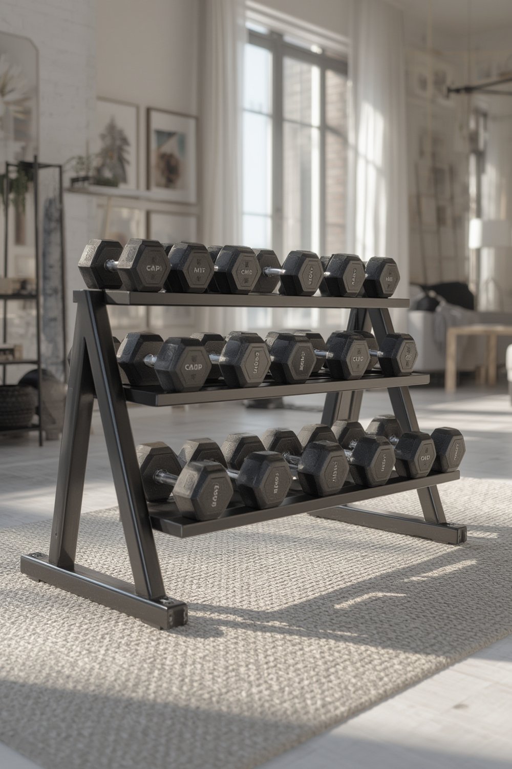 dumbbell set product view